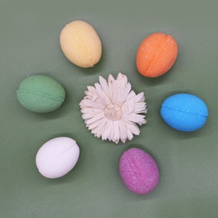 (image for) 30 Bath Eggs in a Tray - Coconut