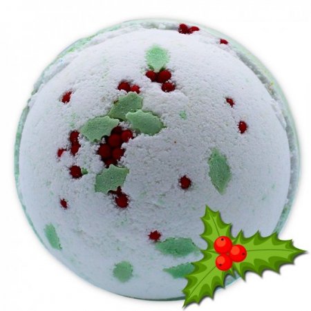 (image for) Christmas Bath Bomb - Holly Berry & Mistletoe