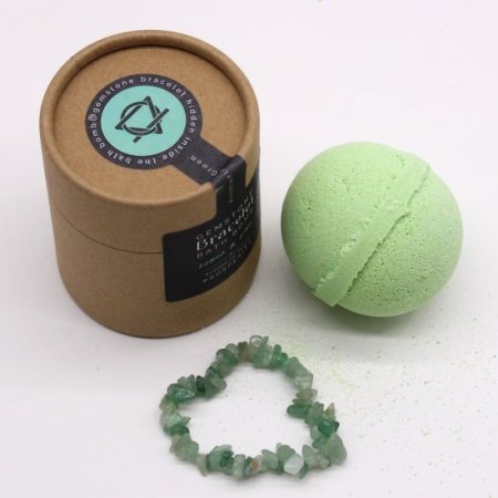 (image for) Green Aventurine Gem Bracelet Bath Bomb