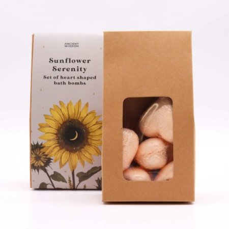 (image for) Sunflower Serenity Bath Heart Gift Set