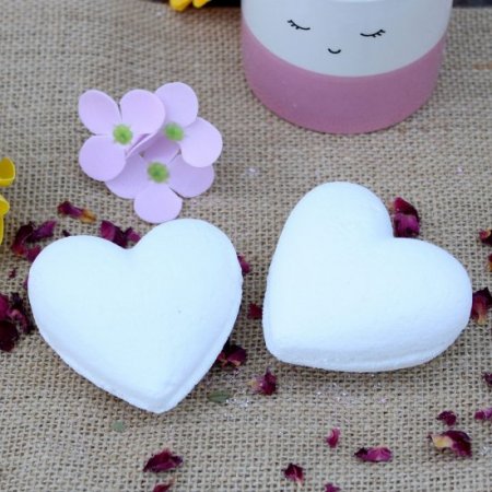 (image for) Love Heart Bath Bomb 70g - Coconut
