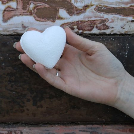 (image for) Love Heart Bath Bomb 70g - Coconut