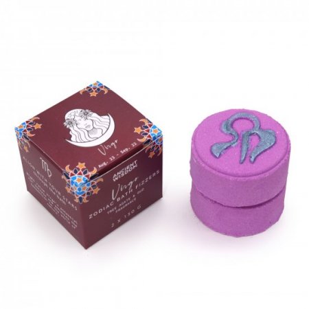 (image for) Set of Zodiac Bath Fizzers with Horoscope - Virgo