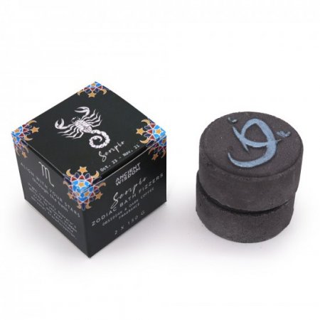 (image for) Set of Zodiac Bath Fizzers with Horoscope - Scorpio