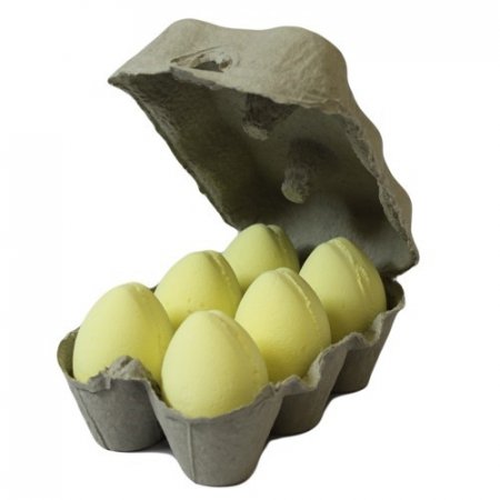 (image for) 30 Bath Eggs in a Tray - Banana