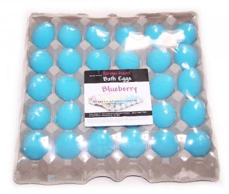 (image for) 30 Bath Eggs in a Tray - Blueberry