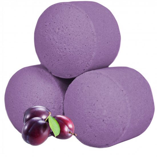 Pack Of 10 Chill Pills (Mini Bath Bombs) - Frosted Sugar Plum