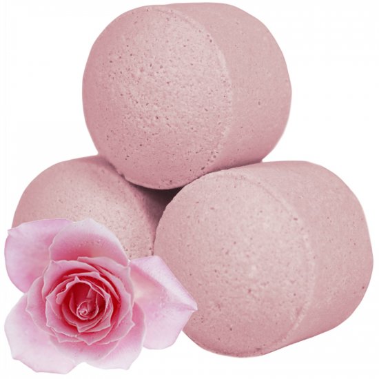 (image for) Pack Of 10 Chill Pills (Mini Bath Bombs) - Rose