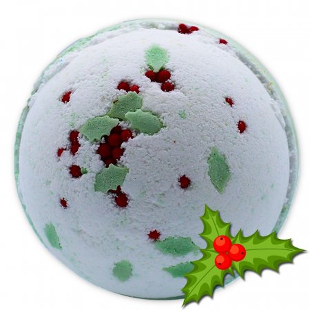 (image for) Christmas Bath Bomb - Holly Berry & Mistletoe