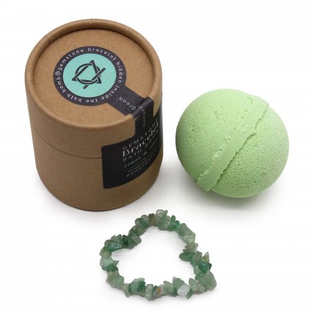 (image for) Green Aventurine Gem Bracelet Bath Bomb