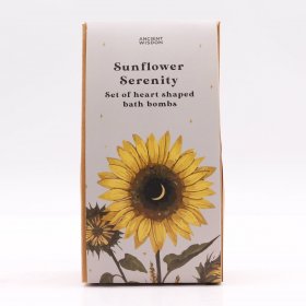 Sunflower Serenity Bath Heart Gift Set Sunflower Serenity Bath Heart Gift Set