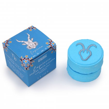 (image for) Set of Zodiac Bath Fizzers with Horoscope - Capricorn